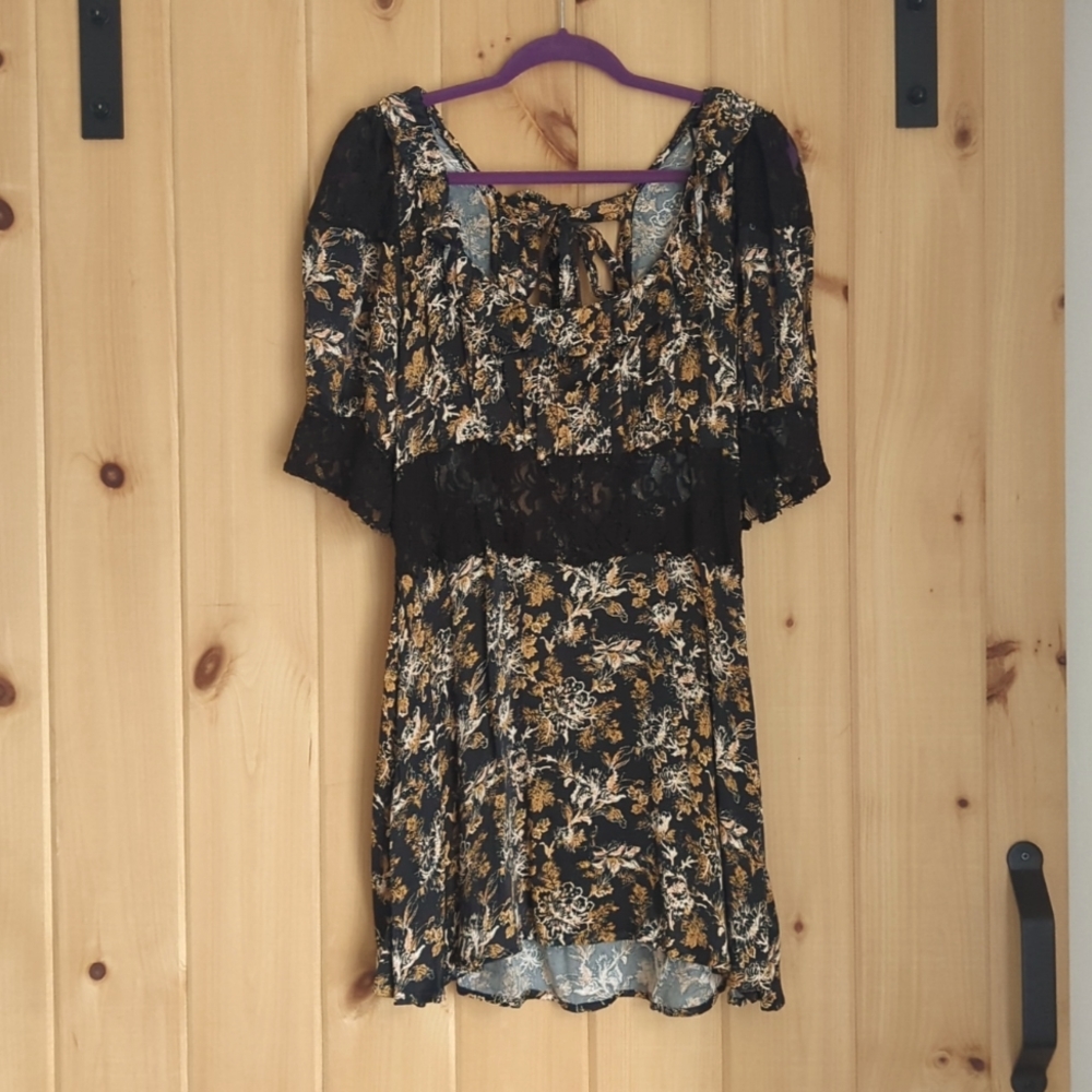 Free people satin tunic